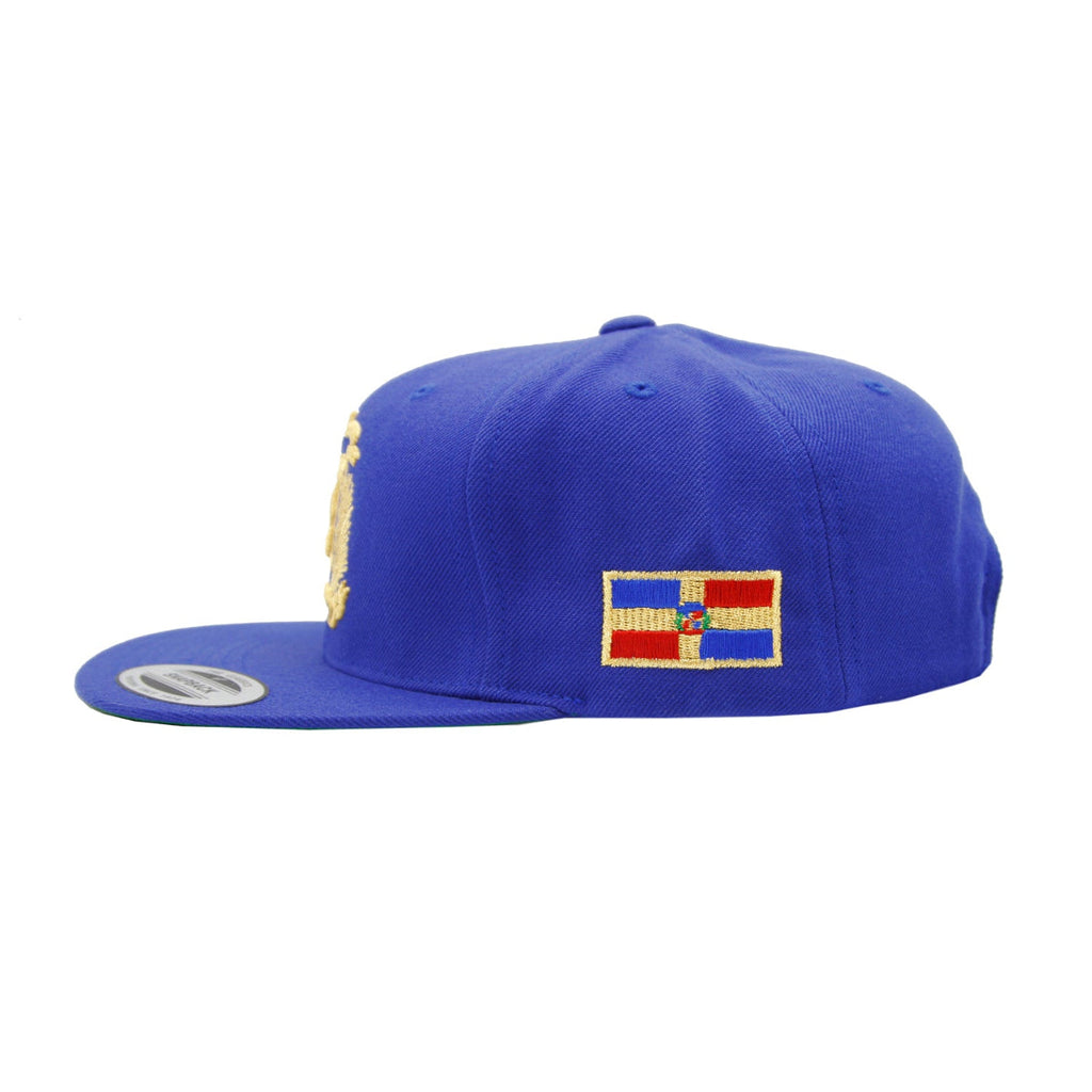 Escudo Republica Dominicana - Dominican Snapback Royal - Metallic Gold Hat product image 4, provided for visual reference