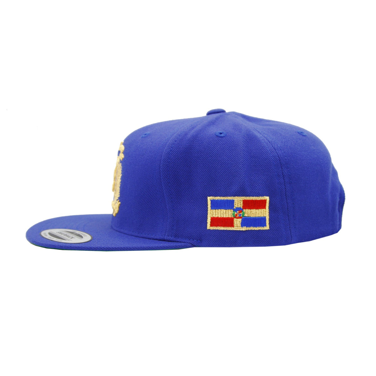 Escudo Republica Dominicana - Dominican Snapback Royal - Metallic Gold Hat product image 4, provided for visual reference