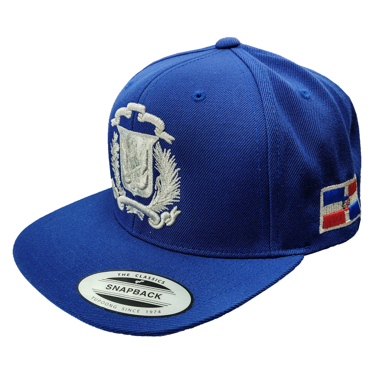 Escudo Republica Dominicana - Dominican Snapback Royal - Metallic Silver Hat product image 1, provided for visual reference