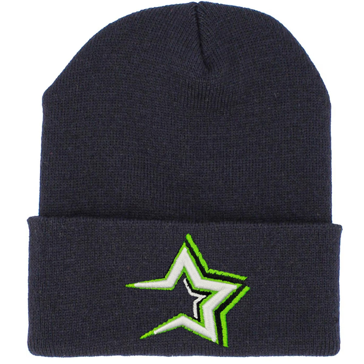 Estrellas Orientales Skully Beanie Black Hat product image 1, provided for visual reference and product detail review