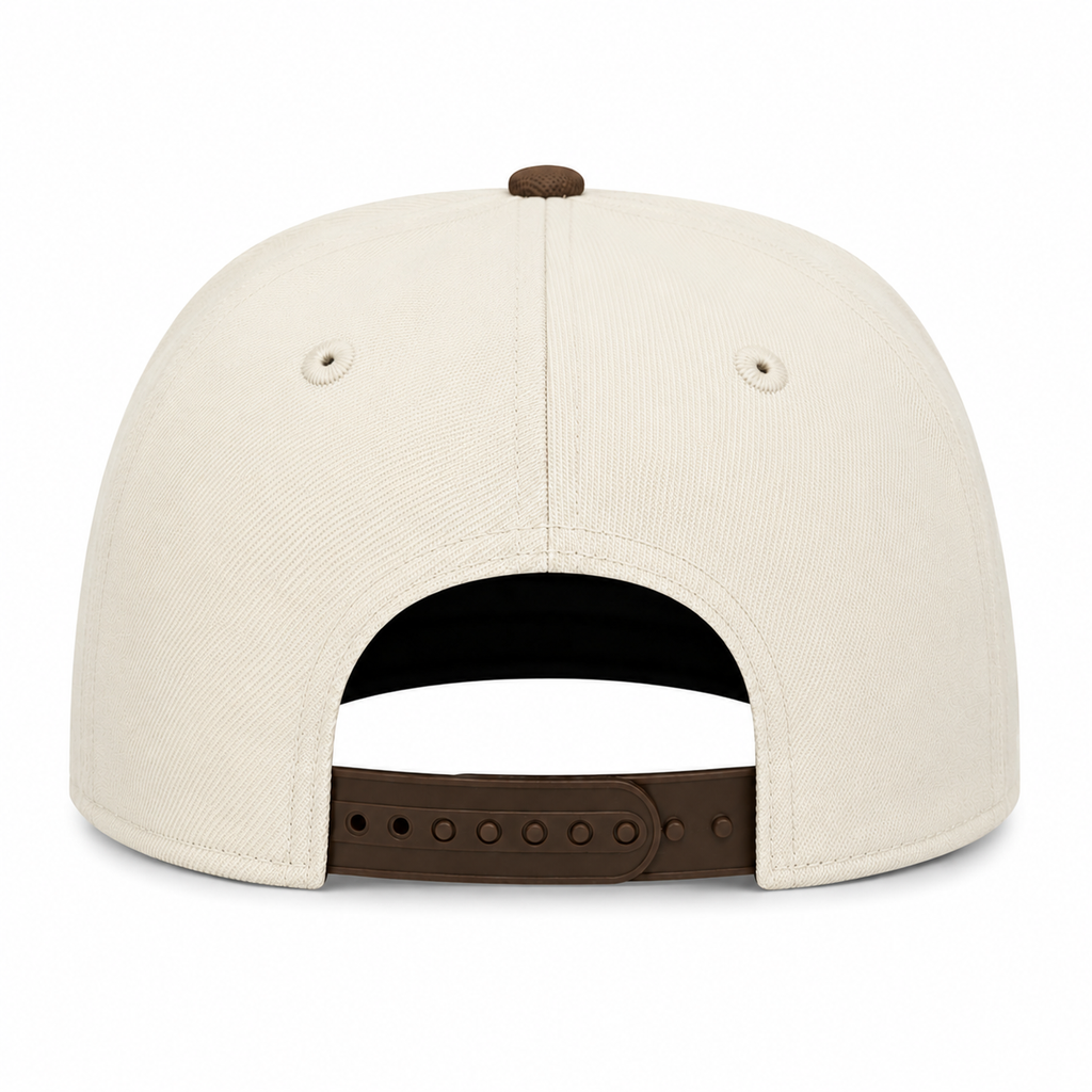 New Era St. Louis Cardinals 9FIFTY A-Frame Curved Busch Stadium Patch Snapback Hat Cream/Walnut | MLB Adjustable Cap product