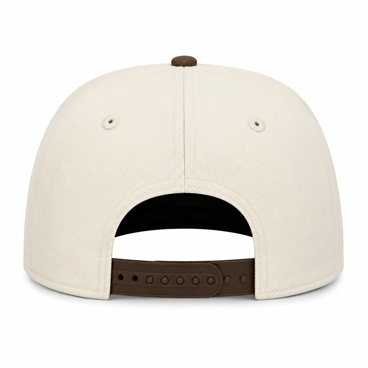 New Era St. Louis Cardinals 9FIFTY A-Frame Curved Busch Stadium Patch Snapback Hat Cream/Walnut | MLB Adjustable Cap product