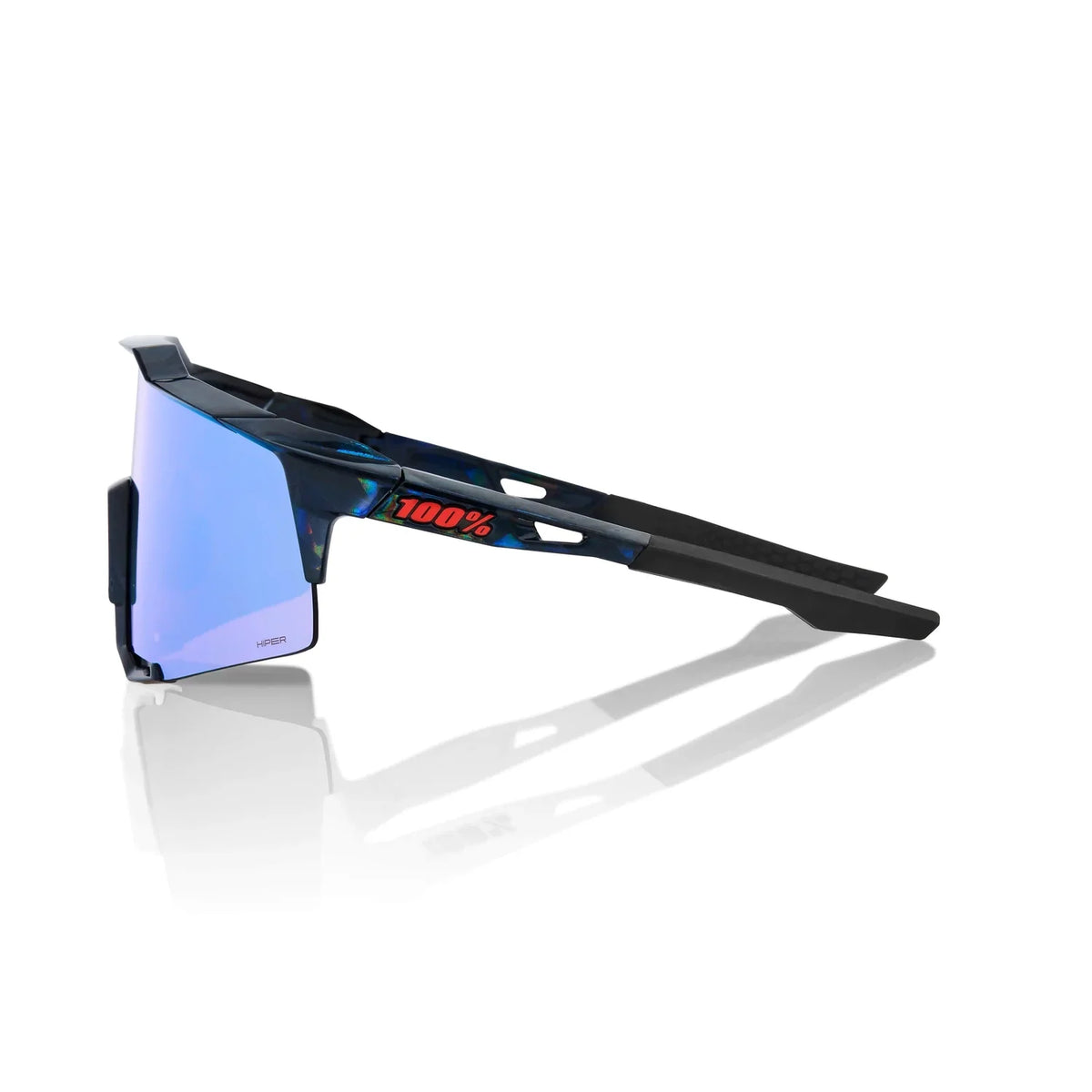 100% SPEEDCRAFT® Black Holographic HiPER® Blue Multilayer Mirror Lens 60007-00022 product image 3, provided for visual
