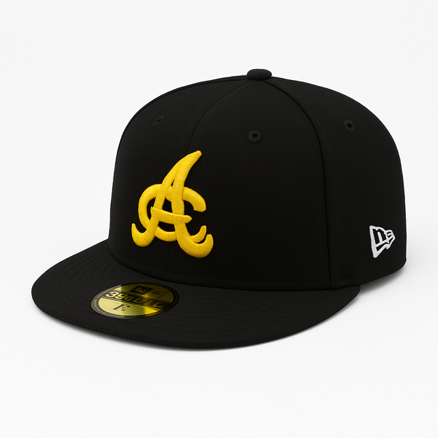 Aguilas Cibaeñas New Era 59FIFTY Fitted Hat – Black Authentic LIDOM Cap - 2025 product image 1, provided for visual