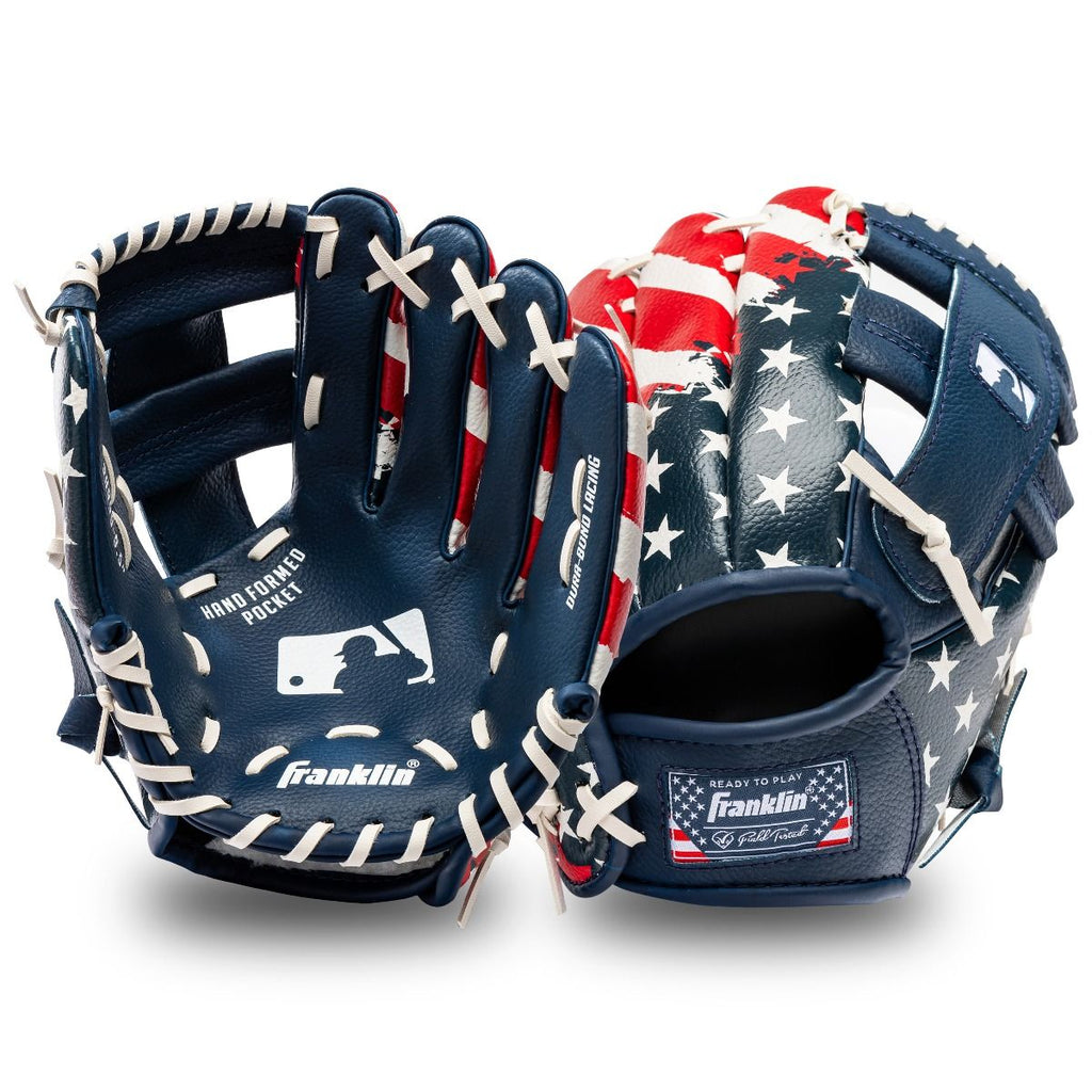 Franklin MLB RTP USA T-Ball Fielding Glove 9.5" Youth - (22900) product image 3, provided for visual reference and product