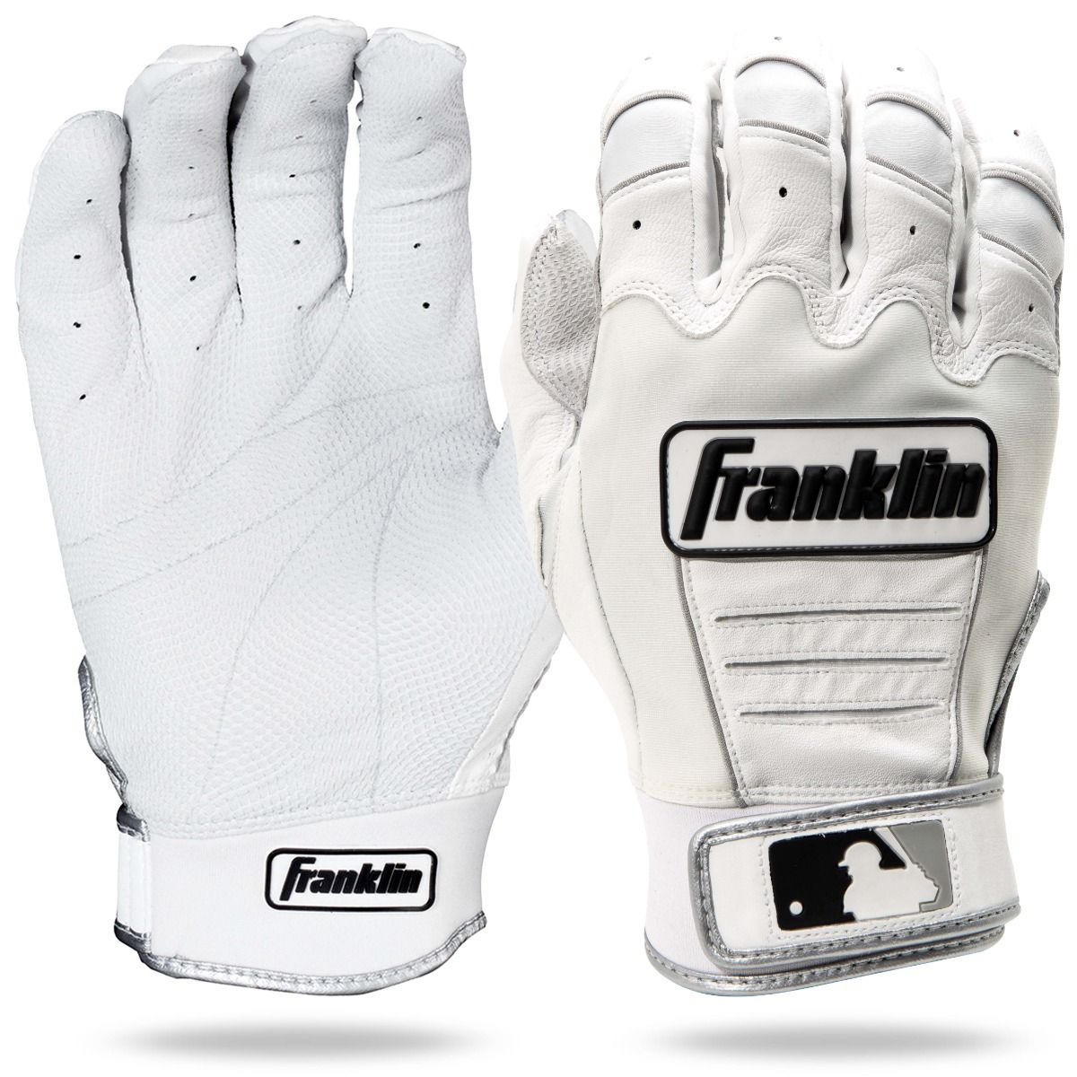 Franklin CFX Pro Batting Glove - White product image 1, provided for visual reference and product detail review