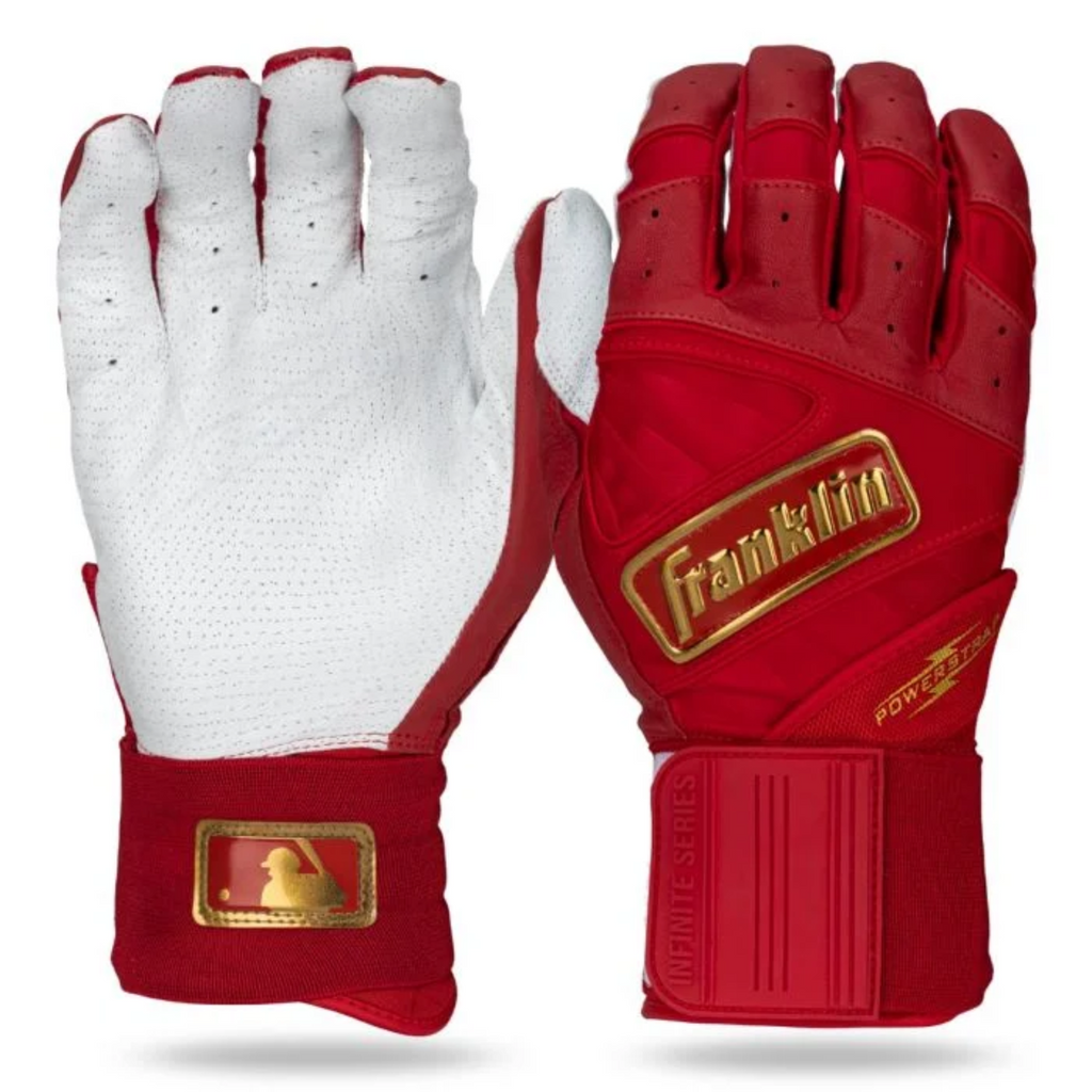 Franklin Infinite Powerstrap Series Adult Batting Gloves - Long Cuff product image 3, provided for visual reference and