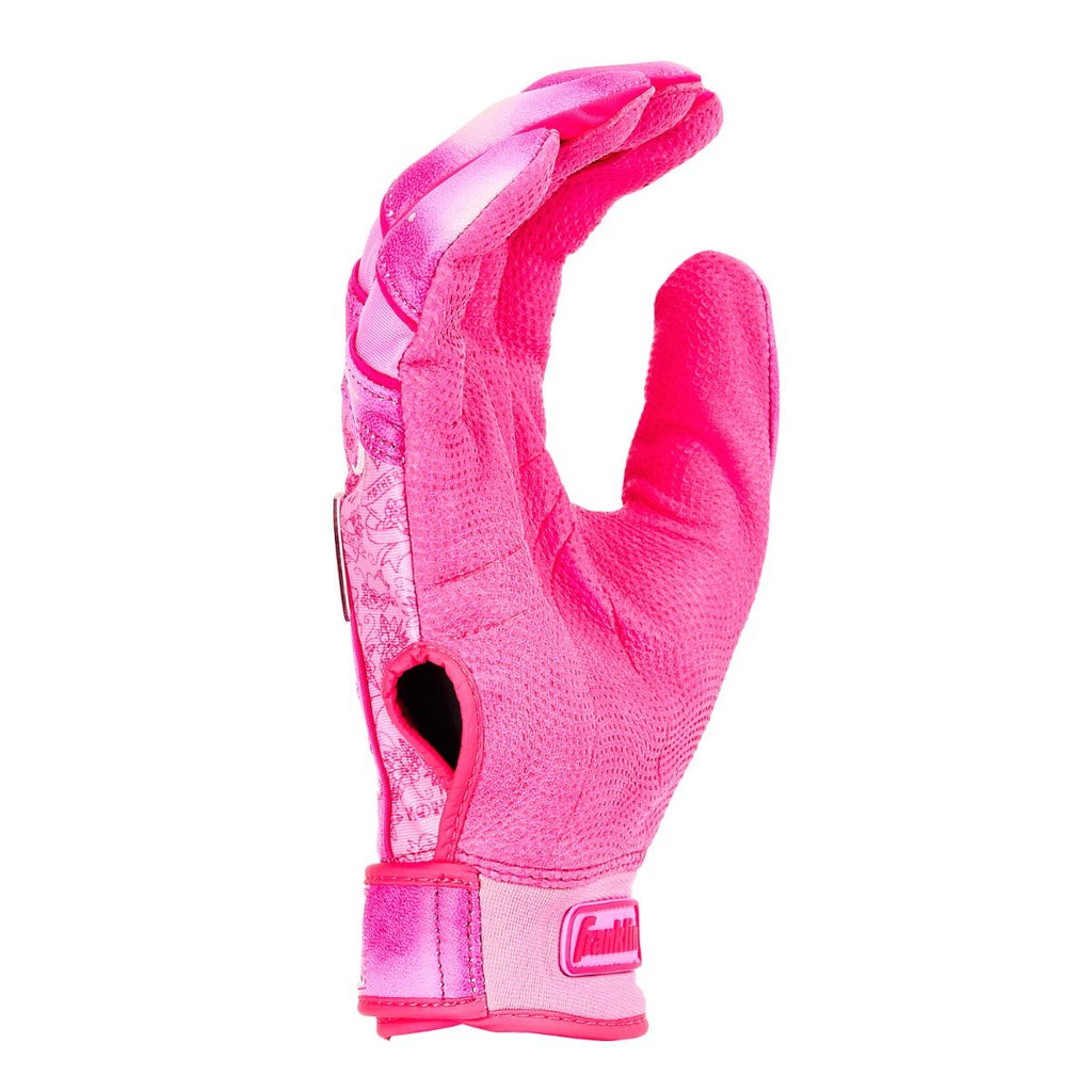 Franklin Pink “Mom” Batting Gloves – Cabretta Leather, Limited Edition Mother’s Day Tribute product image 3, provided for