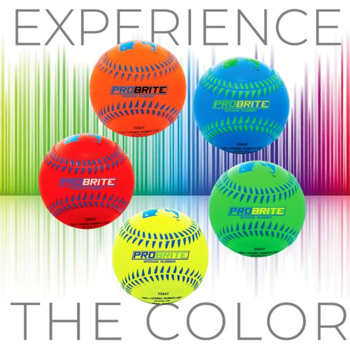Franklin Probrite Neon Rubber 1 Random color Ball product image 2, provided for visual reference and product detail review