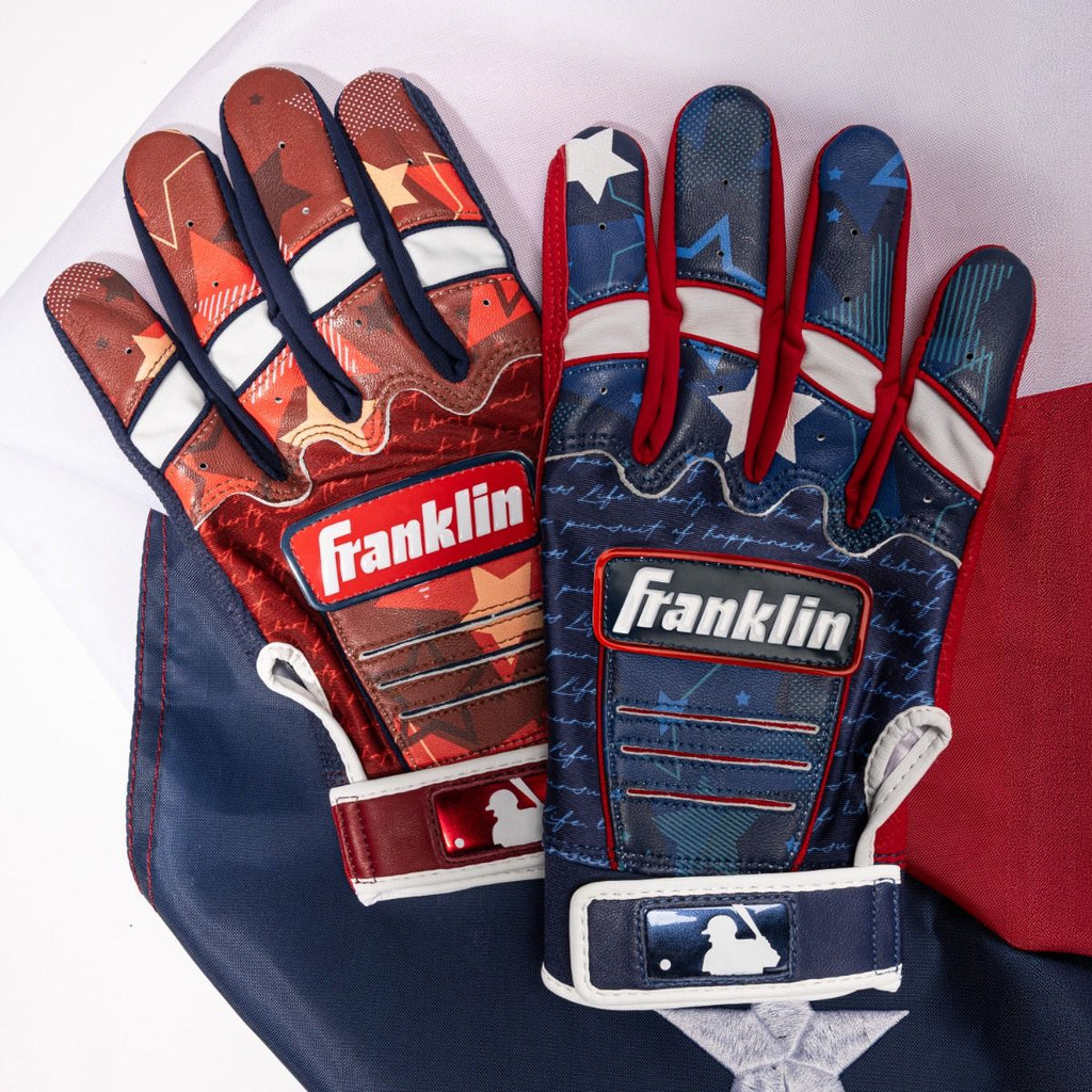 Franklin USA 250 Limited Edition Batting Gloves – Patriotic Baseball &amp; Softball Batting Gloves product image 2, provided