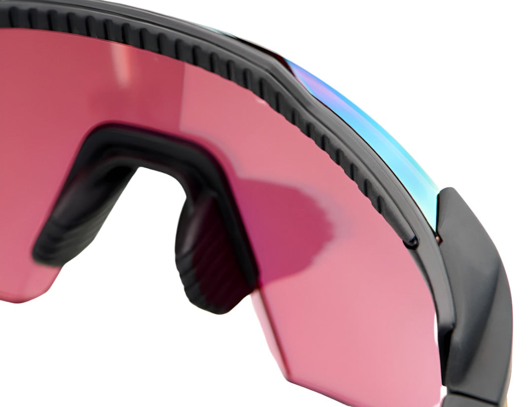 100% AEROCRAFT® Soft Tact Black HiPER® Red Multilayer Mirror Lens product image 6, provided for visual reference and product