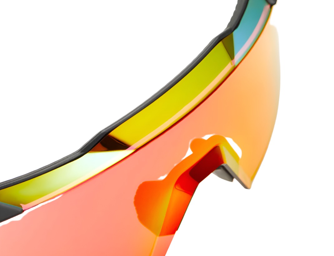 100% AEROCRAFT® Soft Tact Black HiPER® Red Multilayer Mirror Lens product image 5, provided for visual reference and product