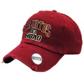 Gigantes del Cibao Embroidered Vintage Maroon Hat product image 1, provided for visual reference and product detail review