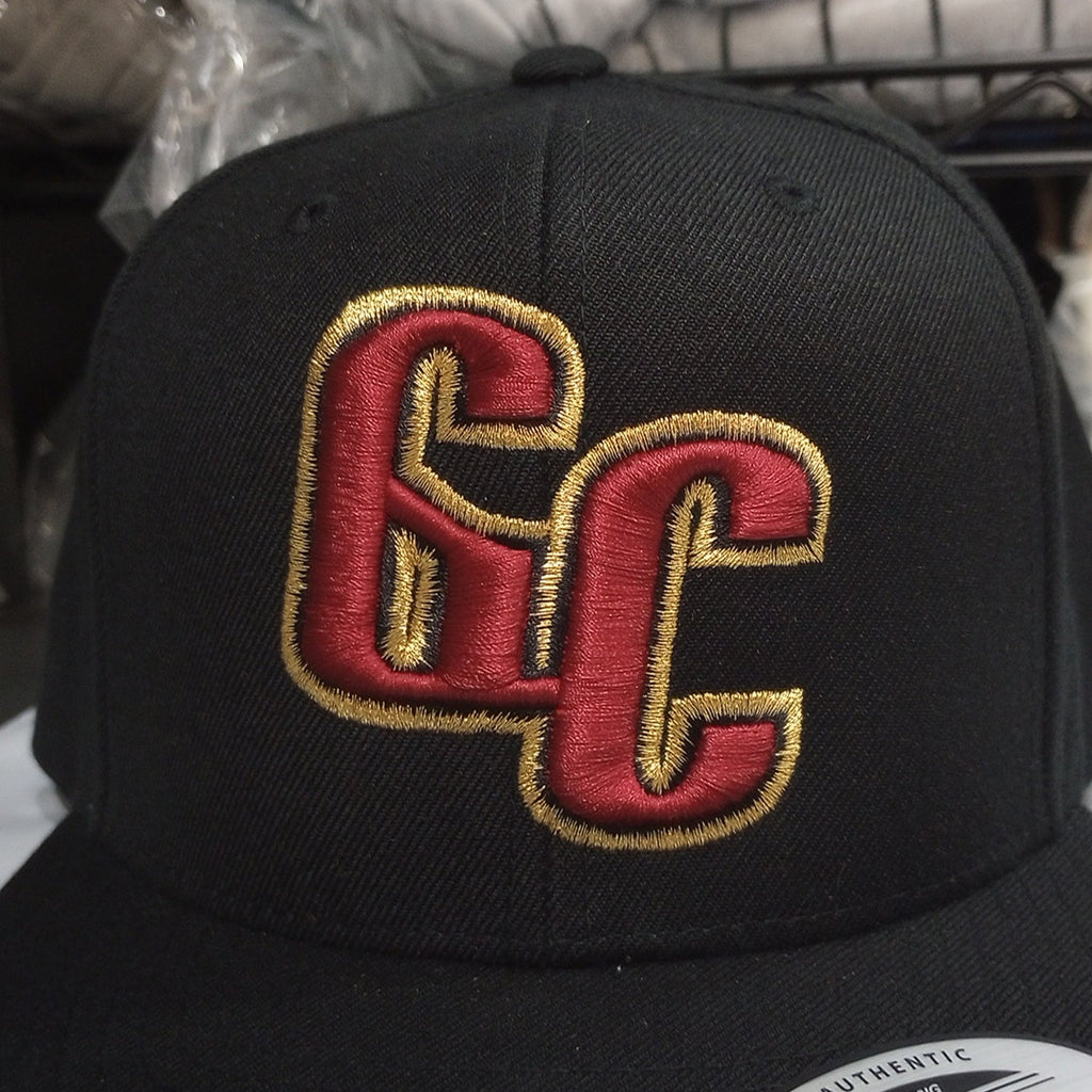 Gigantes del Cibao Embroidered GC logo Snapback Hat product image 3, provided for visual reference and product detail review