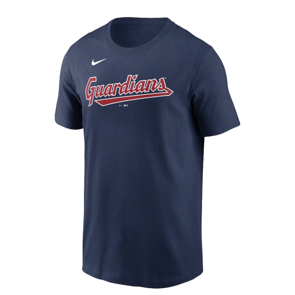 Nike Men Cleveland Guardians Navy T-Shirt product image 1, provided for visual reference and product detail review