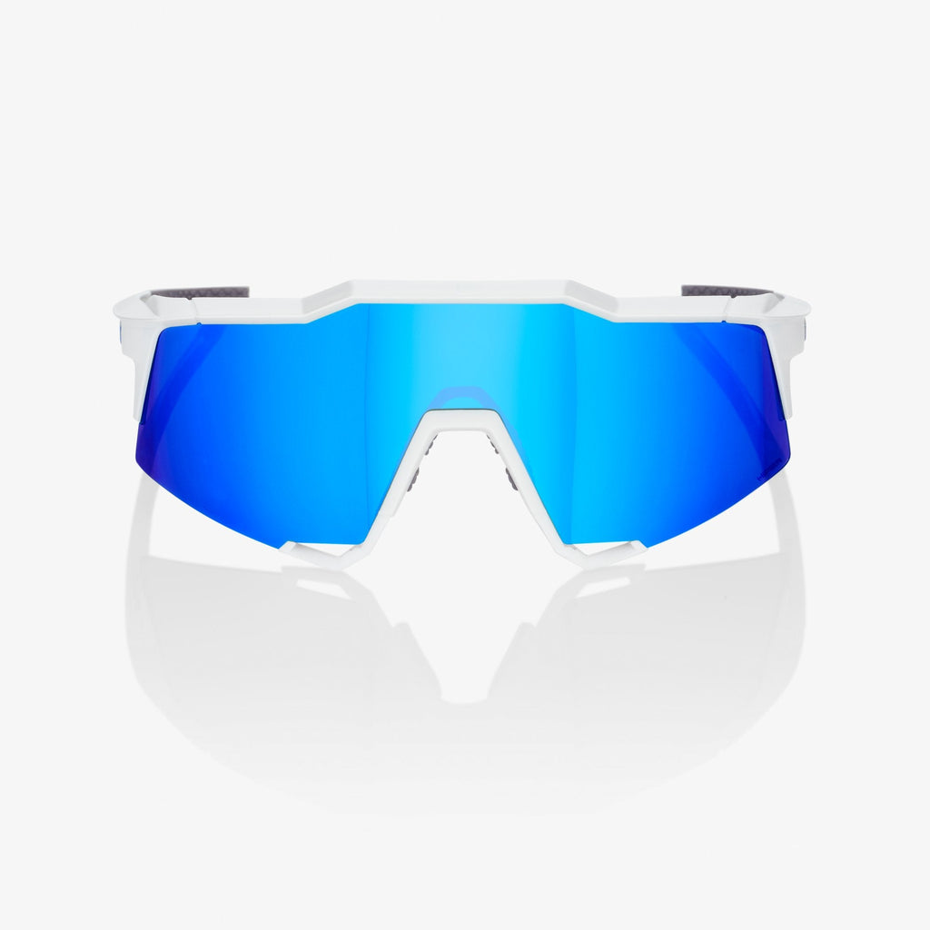 SPEEDCRAFT® Matte White HiPER® Blue Multilayer Mirror Lens + Clear Lens Included product image 1, provided for visual