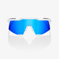 SPEEDCRAFT® Matte White HiPER® Blue Multilayer Mirror Lens + Clear Lens Included product image 1, provided for visual