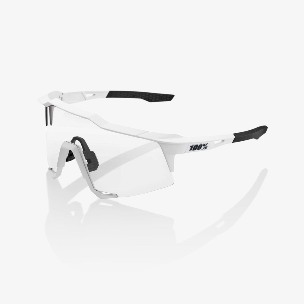 SPEEDCRAFT® Matte White HiPER® Blue Multilayer Mirror Lens + Clear Lens Included product image 4, provided for visual