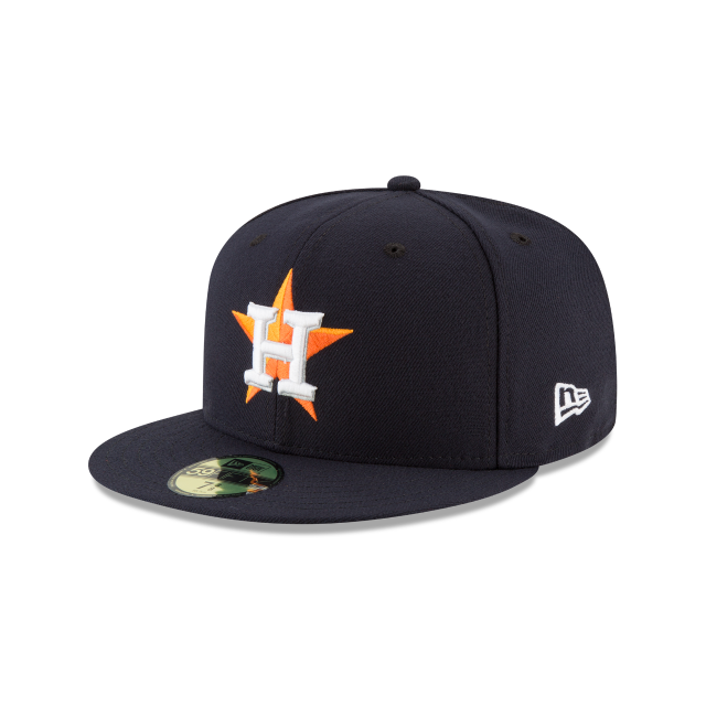 New Era 59FIFTY Houston Astros Home Authentic Collection On Field Fitted Hat - Navy product image 1, provided for visual