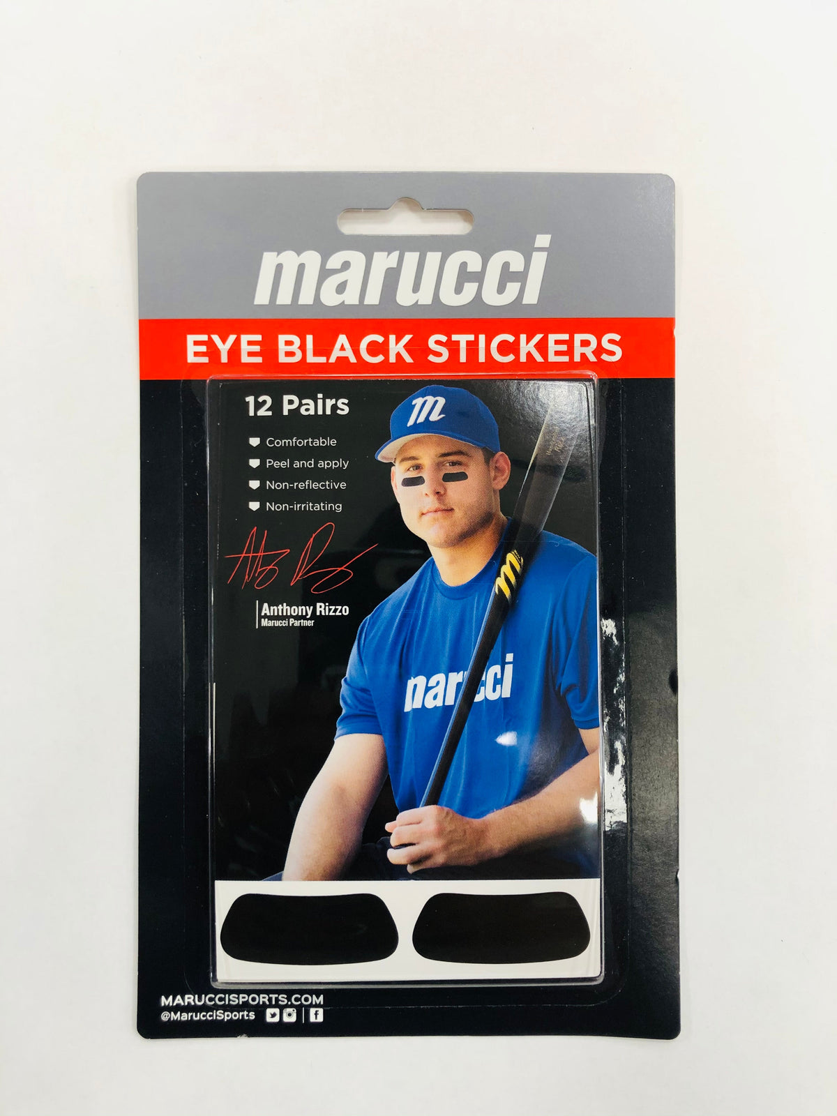 Marucci Eye Black Stickers product image 1, provided for visual reference and product detail review