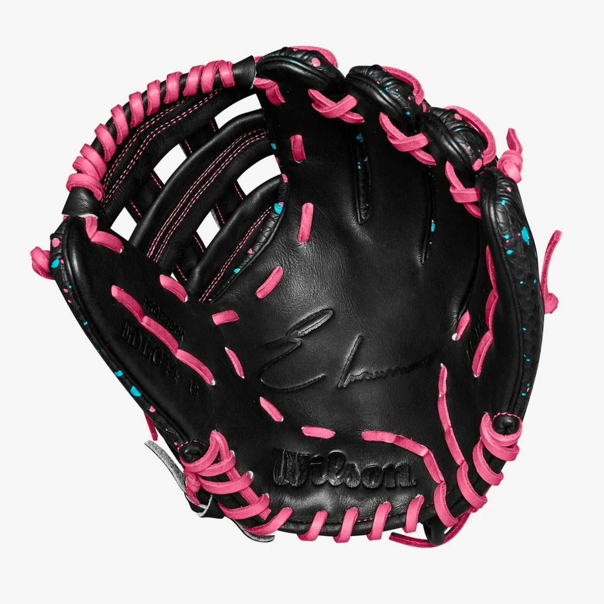 Wilson A2000 Fall 2024 Elly de la Cruz 12" Game Glove product image 2, provided for visual reference and product detail