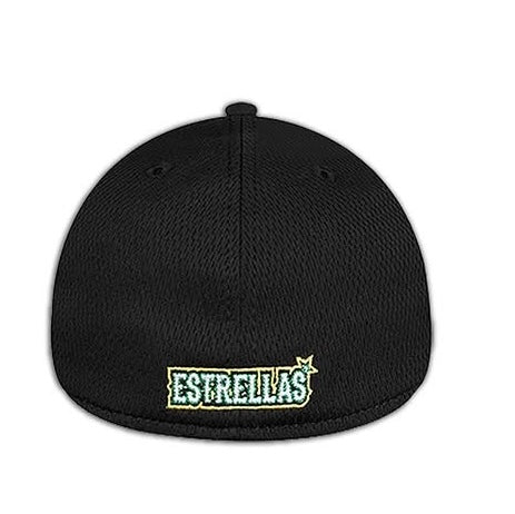 Estrellas Orientales New Era 39THIRTY Flexible Hat - Black product image 4, provided for visual reference and product detail