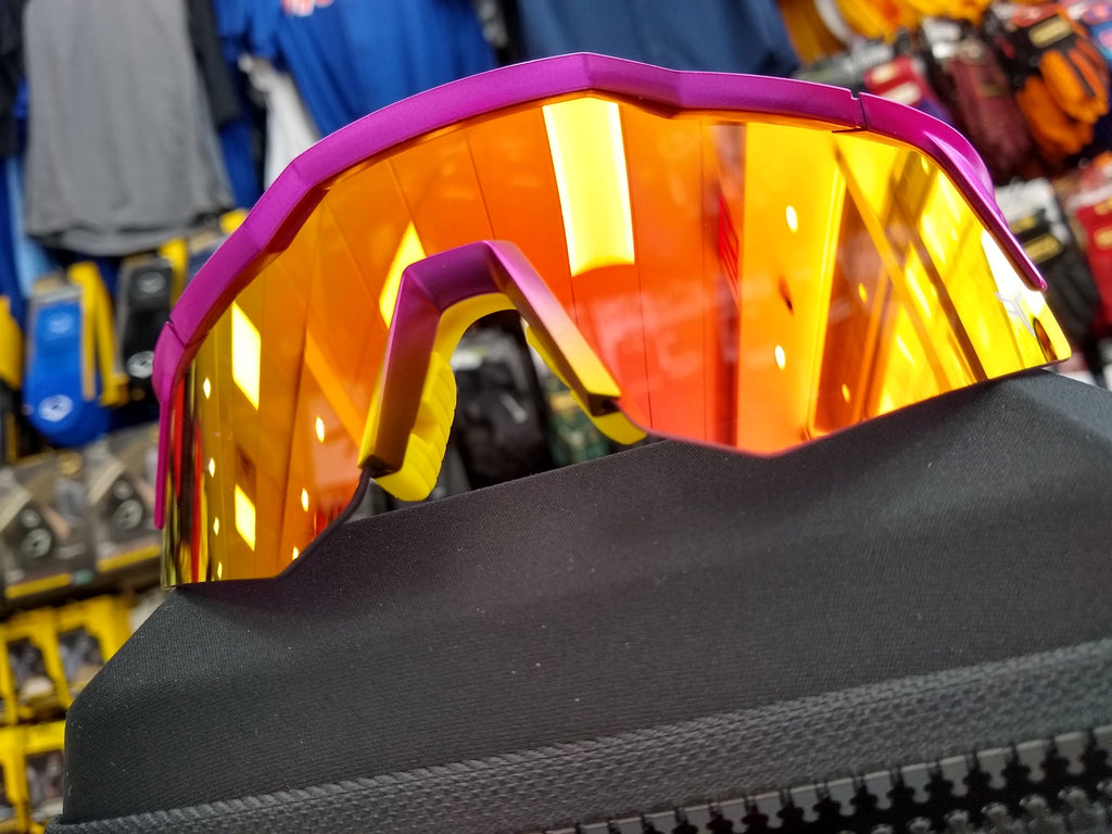 2022 SPEEDCRAFT XS Fernando Tatis JR SE Pink Yellow HiPER® Red Multilayer Mirror Lens product image 5, provided for visual