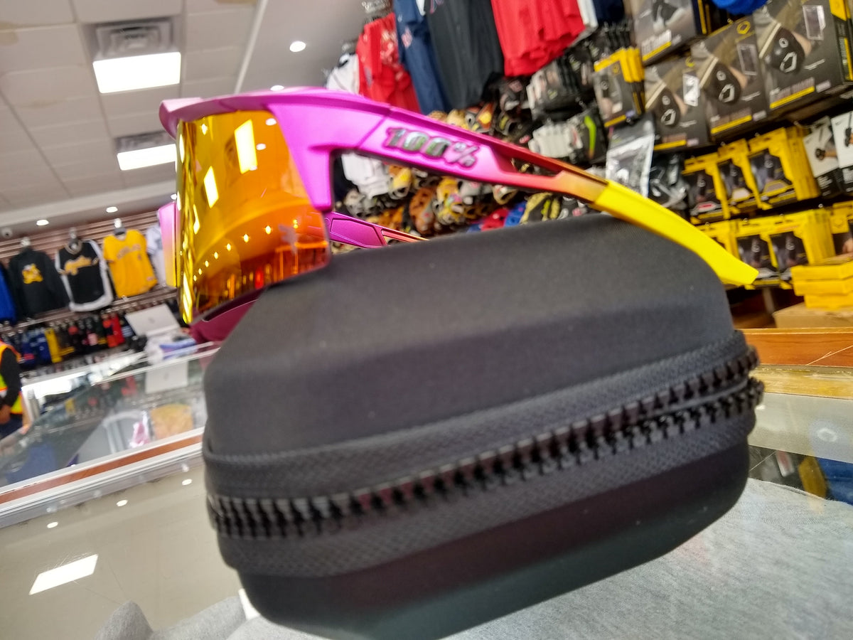 2022 SPEEDCRAFT XS Fernando Tatis JR SE Pink Yellow HiPER® Red Multilayer Mirror Lens product image 6, provided for visual