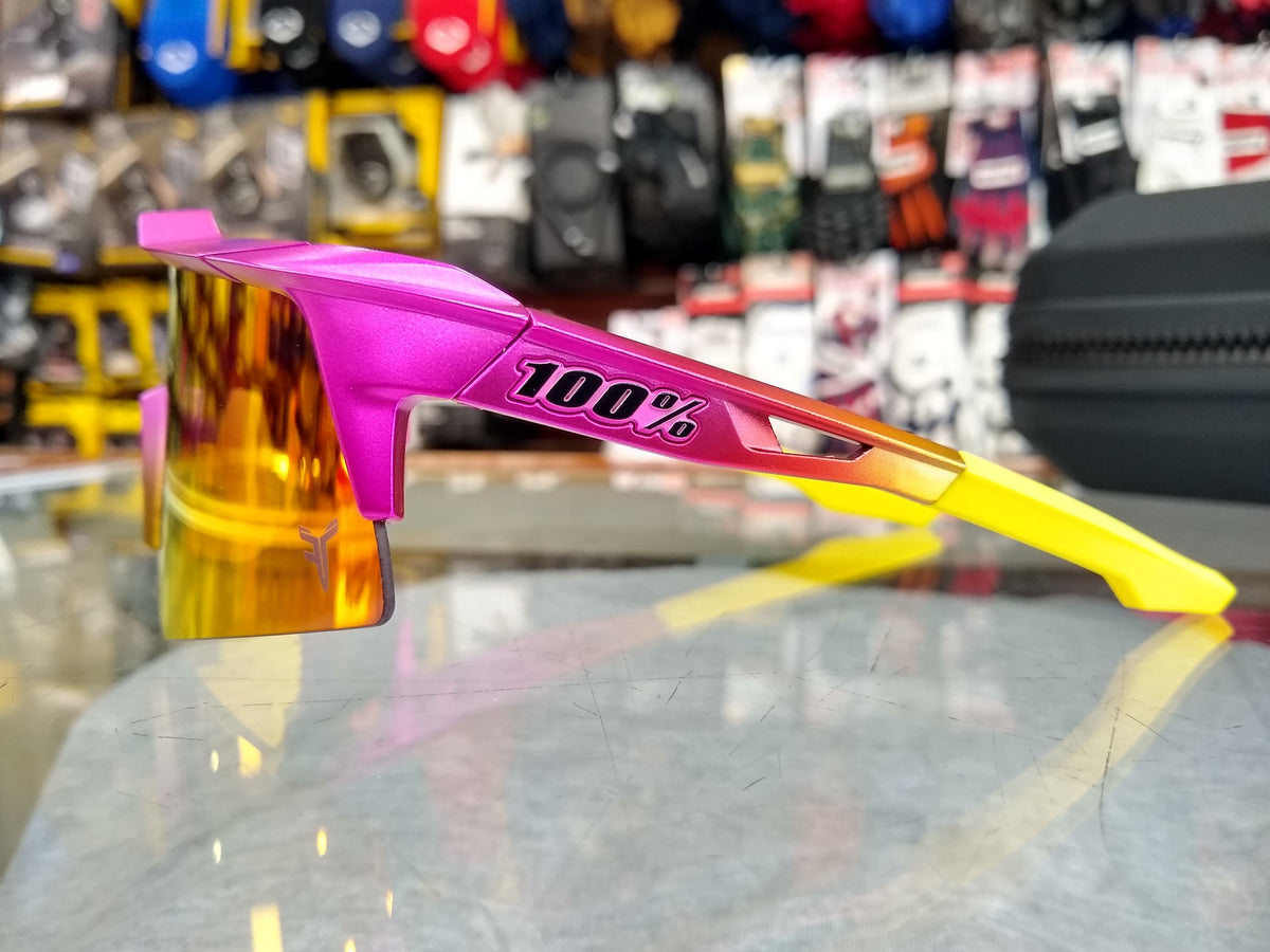 2022 SPEEDCRAFT XS Fernando Tatis JR SE Pink Yellow HiPER® Red Multilayer Mirror Lens product image 9, provided for visual