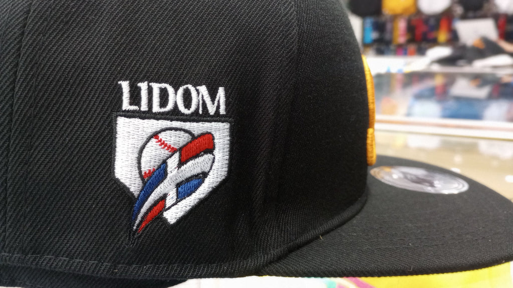 2024 Aguilas Cibaenas 4Fans Snapback Hat - Black product image 7, provided for visual reference and product detail review