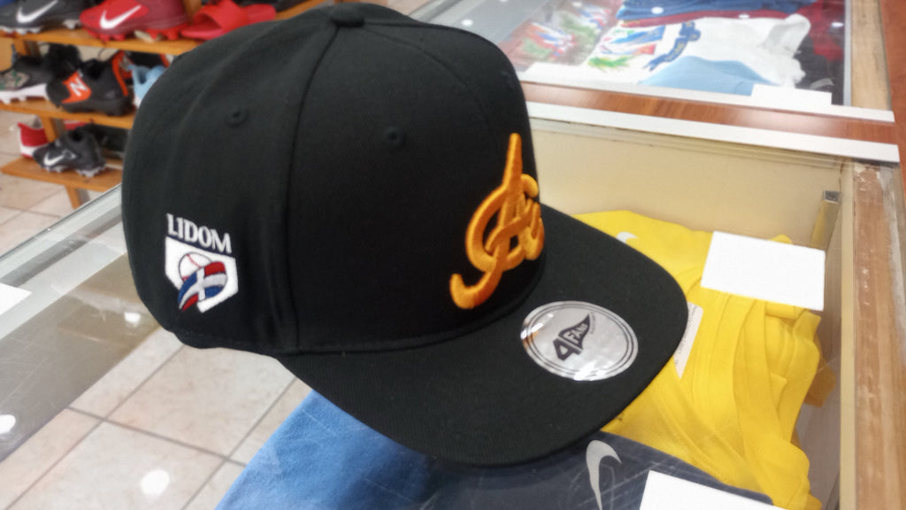2024 Aguilas Cibaenas 4Fans Snapback Hat - Black product image 8, provided for visual reference and product detail review