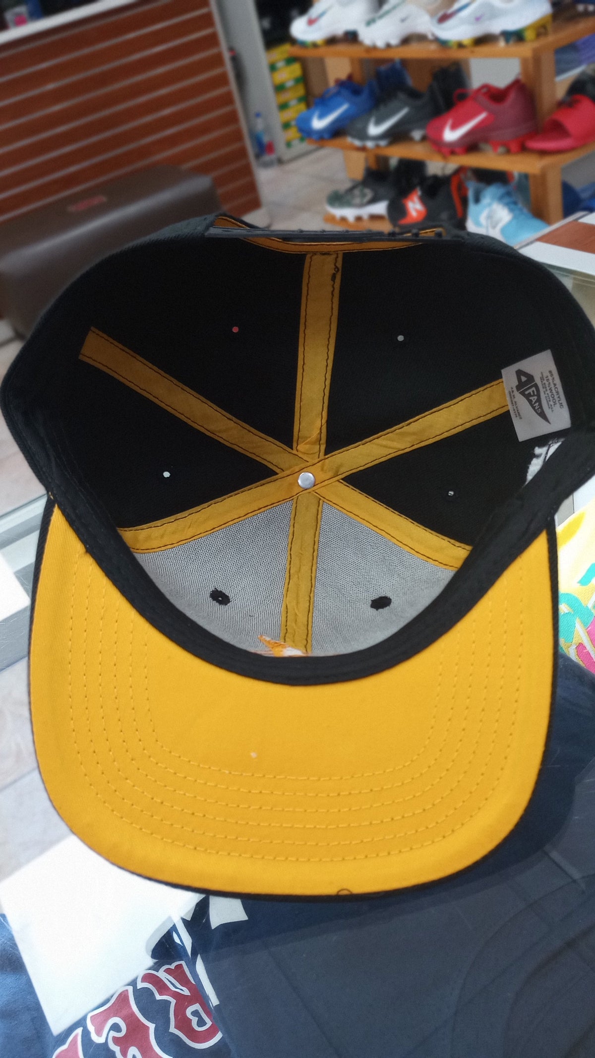 2024 Aguilas Cibaenas 4Fans Snapback Hat - Black product image 10, provided for visual reference and product detail review