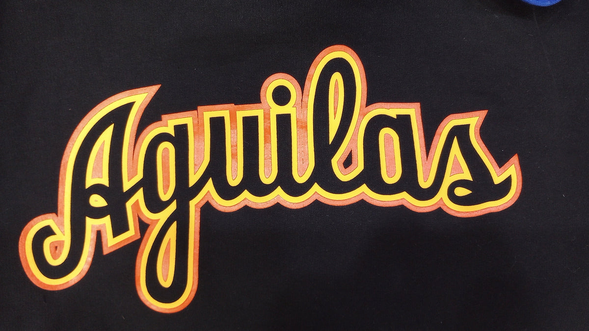 Aguilas Cibaeñas Black Fleece Hooded Pullover F244 product image 2, provided for visual reference and product detail review