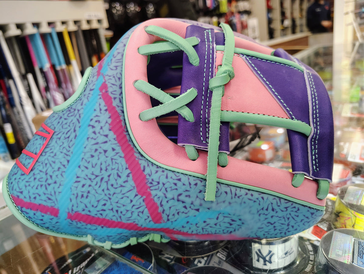 Rawlings REV1X 11.75" Baseball Glove REV205-2PUM – High-Tech Infield Glove with Retro Aesthetic product image 5, provided