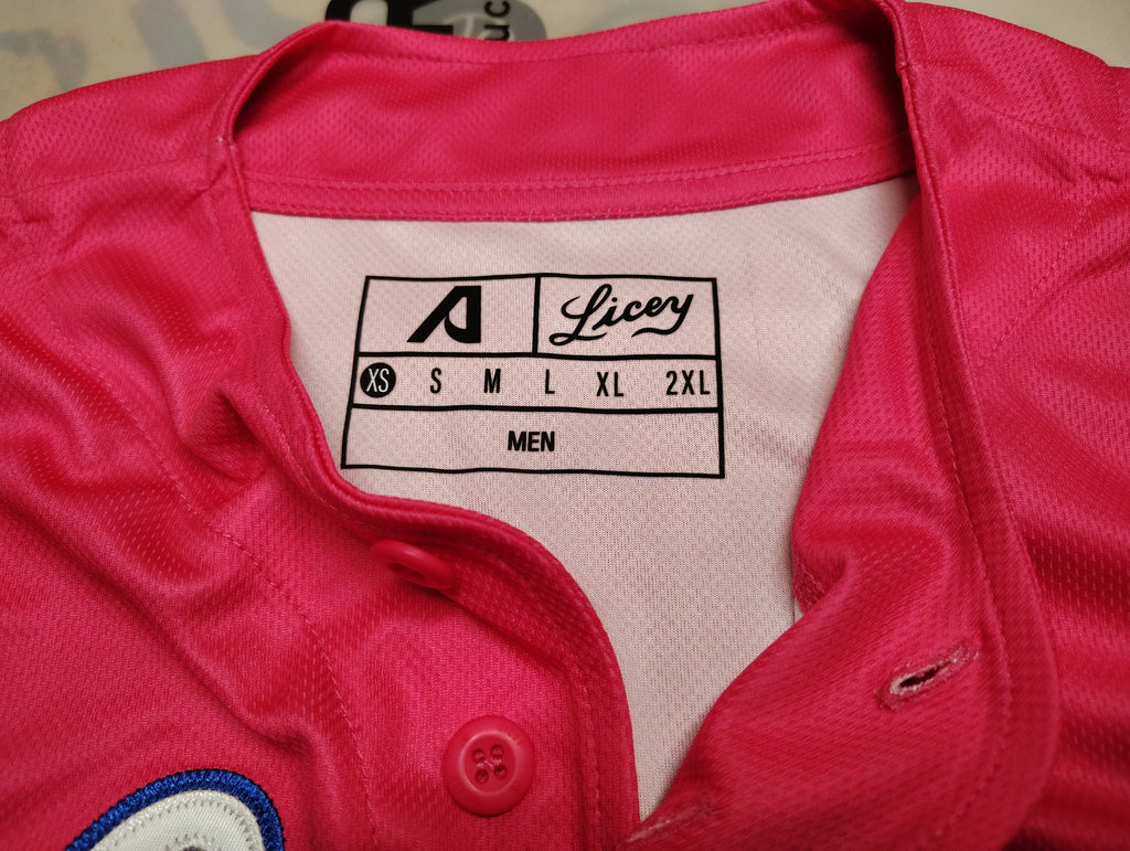 2025-2026 Official Licey Pink Edition Jersey Arrieta - Men LIDOM Baseball product image 4, provided for visual reference and