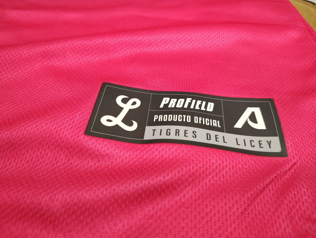 2025-2026 Official Licey Pink Edition Jersey Arrieta - Men LIDOM Baseball product image 5, provided for visual reference and