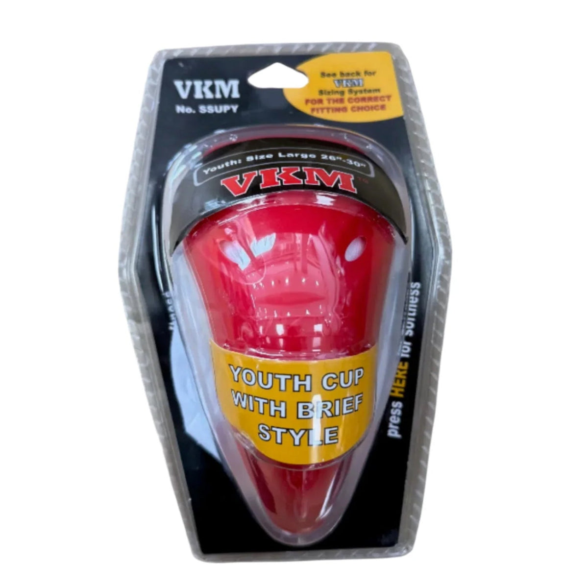 Youth VKM Supporter with Flex Edge Cup product image 1, provided for visual reference and product detail review