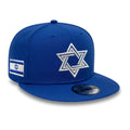 New Era Snapback Hat with Embroidered Star of David product image 1, provided for visual reference and product detail review