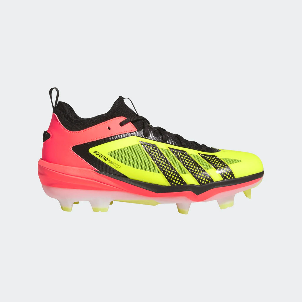 adidas Adizero Impact 3.0 BSB Baseball Cleats – Men Lightweight Performance Cleats | Solar Lemon/Core Black/Solar Turbo |