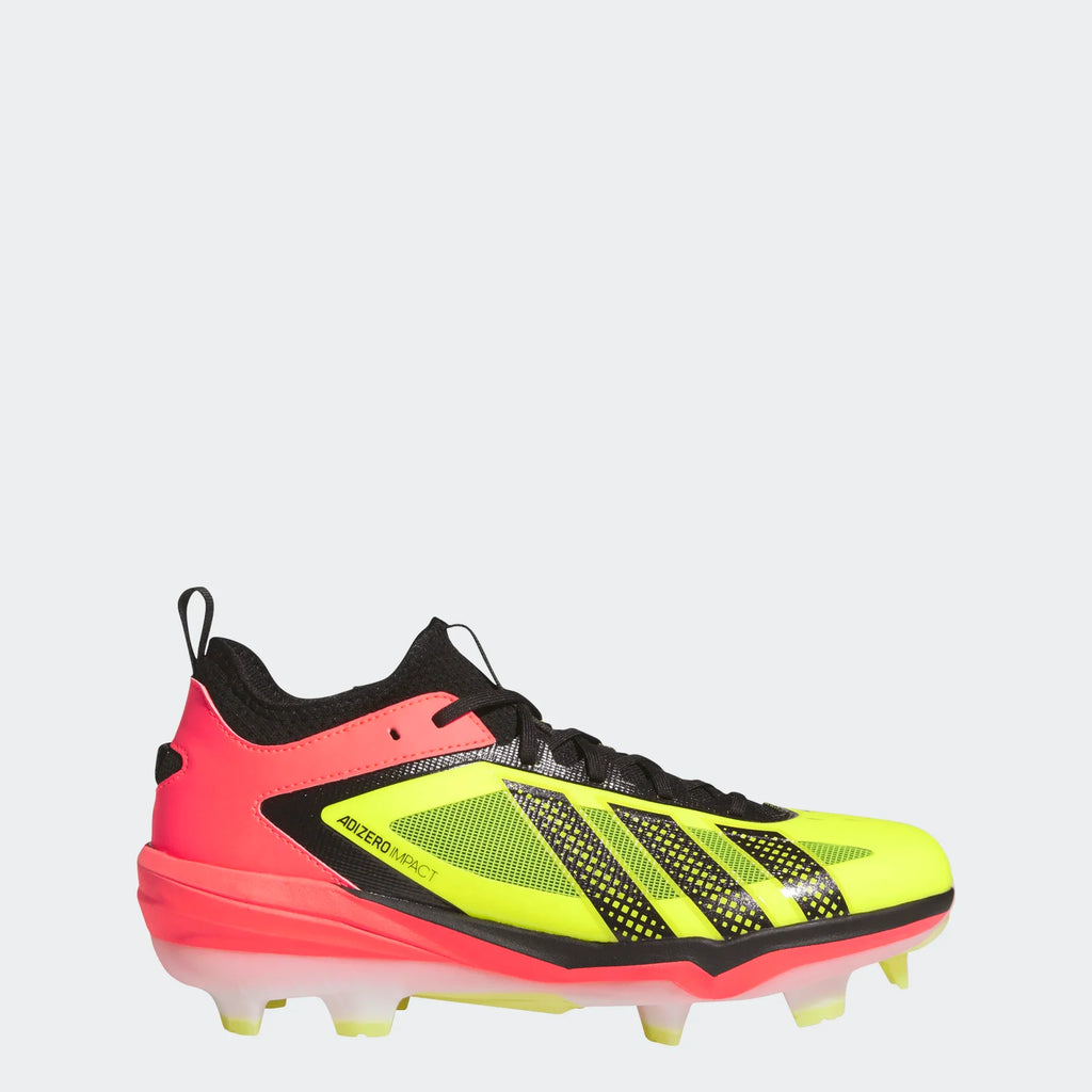 adidas Adizero Impact 3.0 BSB Baseball Cleats – Men Lightweight Performance Cleats | Solar Lemon/Core Black/Solar Turbo |