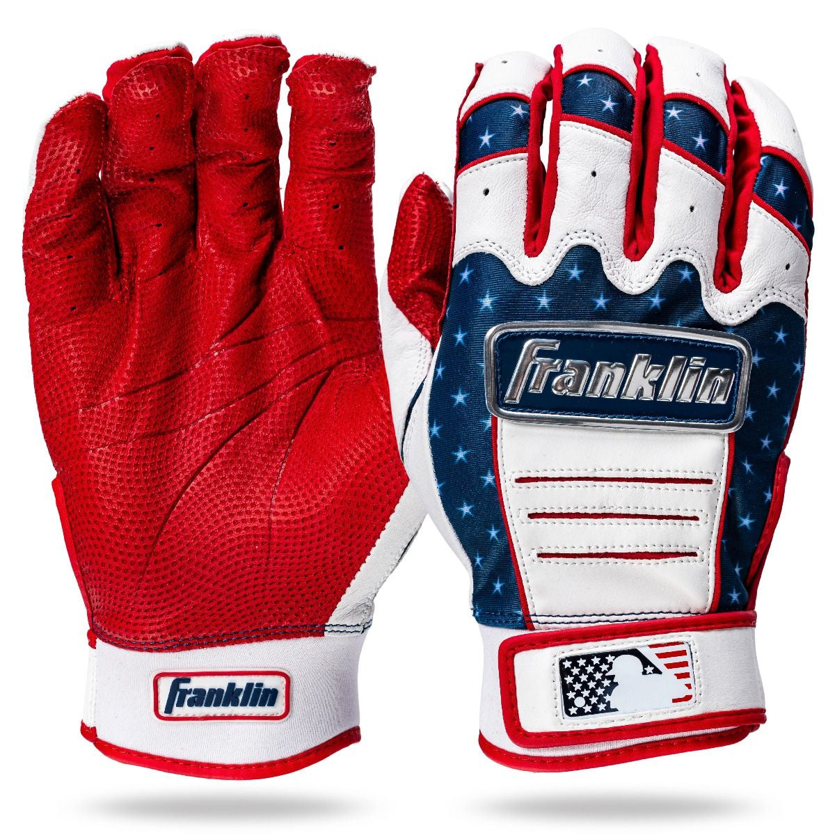 Jewel Event Fourth of July Batting Gloves product image 1, provided for visual reference and product detail review
