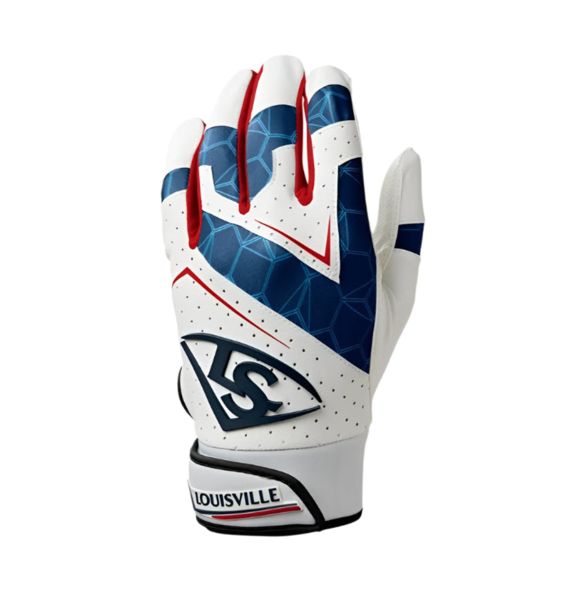 Louisville Slugger Genuine V2 Batting Gloves - WB57307 product image 2, provided for visual reference and product detail