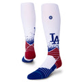 Los Dodgers city connect on field otc socks product image 1, provided for visual reference and product detail review