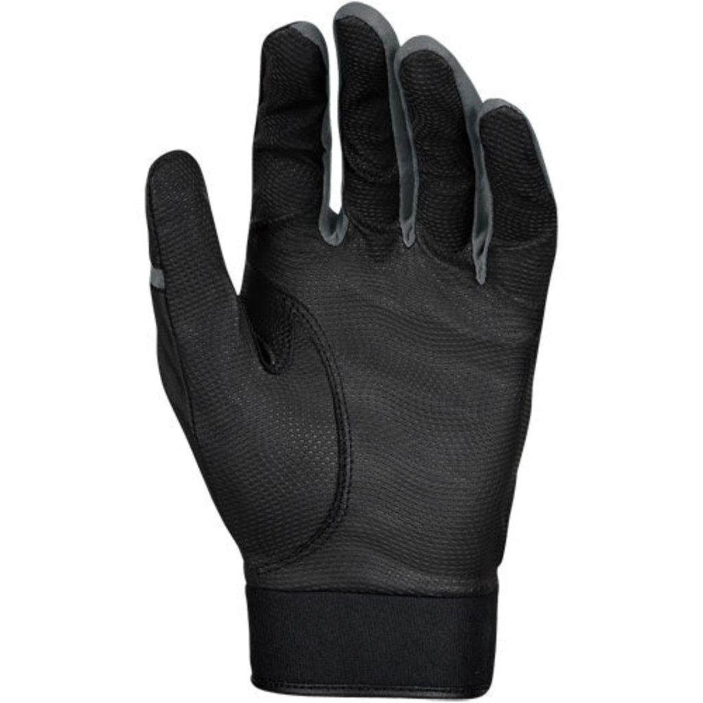 Louisville Slugger Adult Genuine Batting Gloves - Black / White product image 3, provided for visual reference and product