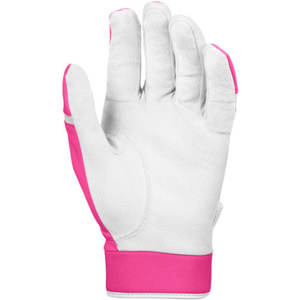 Louisville Slugger Adult Genuine Batting Gloves - Pink product image 2, provided for visual reference and product detail