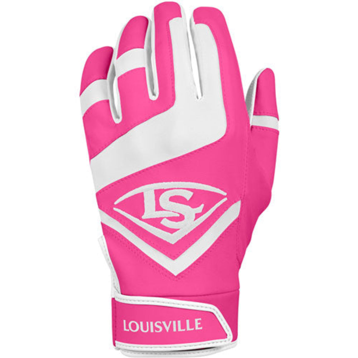 Louisville Slugger Adult Genuine Batting Gloves - Pink product image 3, provided for visual reference and product detail