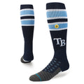 Tampa Bay Rays Diamond PRO OTC Stance Socks product image 1, provided for visual reference and product detail review