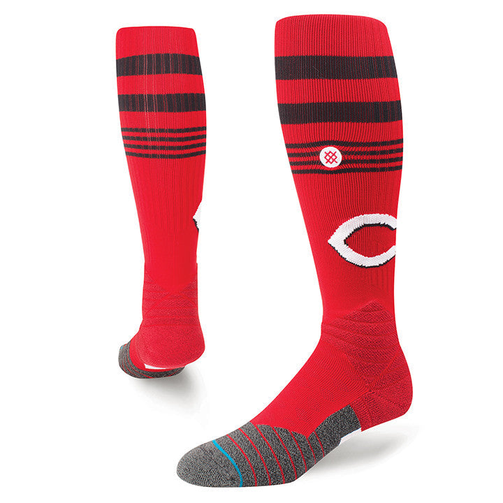 Stance Socks Dmnd Reds Otc Cin Reds product image 1, provided for visual reference and product detail review