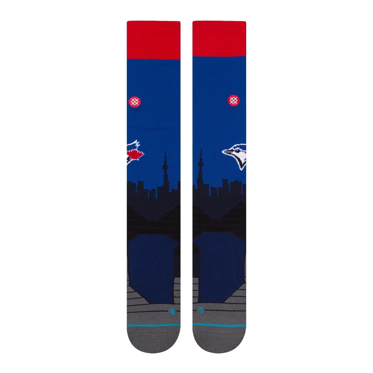 Stance Socks Diamond Pro Blue Jays Sky Blu product image 3, provided for visual reference and product detail review