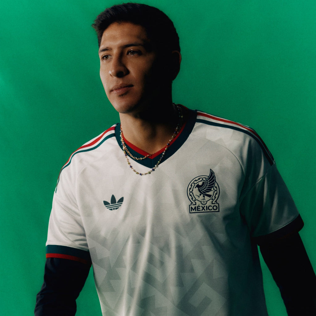Adidas Mexico 2026 Away Authentic Jersey White – Men’s Soccer Jersey CLIMACOOL+ Slim Fit Premium product image 3, provided
